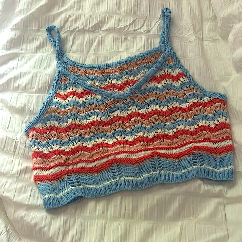 Super Cute Knit Colorful Tank